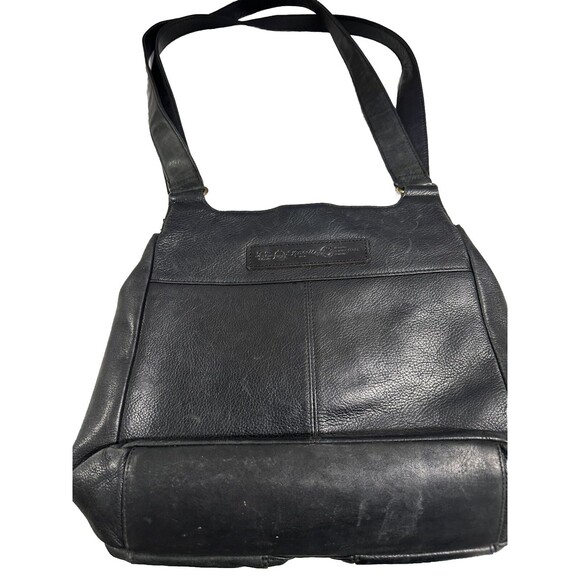 Fossil Purse Women’s Black Leather Pebble Cross-body Shoulder Bag Key Y2K VTG - Picture 15 of 16